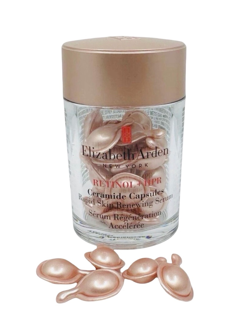 Elizabeth Arden Retinol + HPR Ceramide Capsules Rapid Skin Renewing Serum 30 Ct